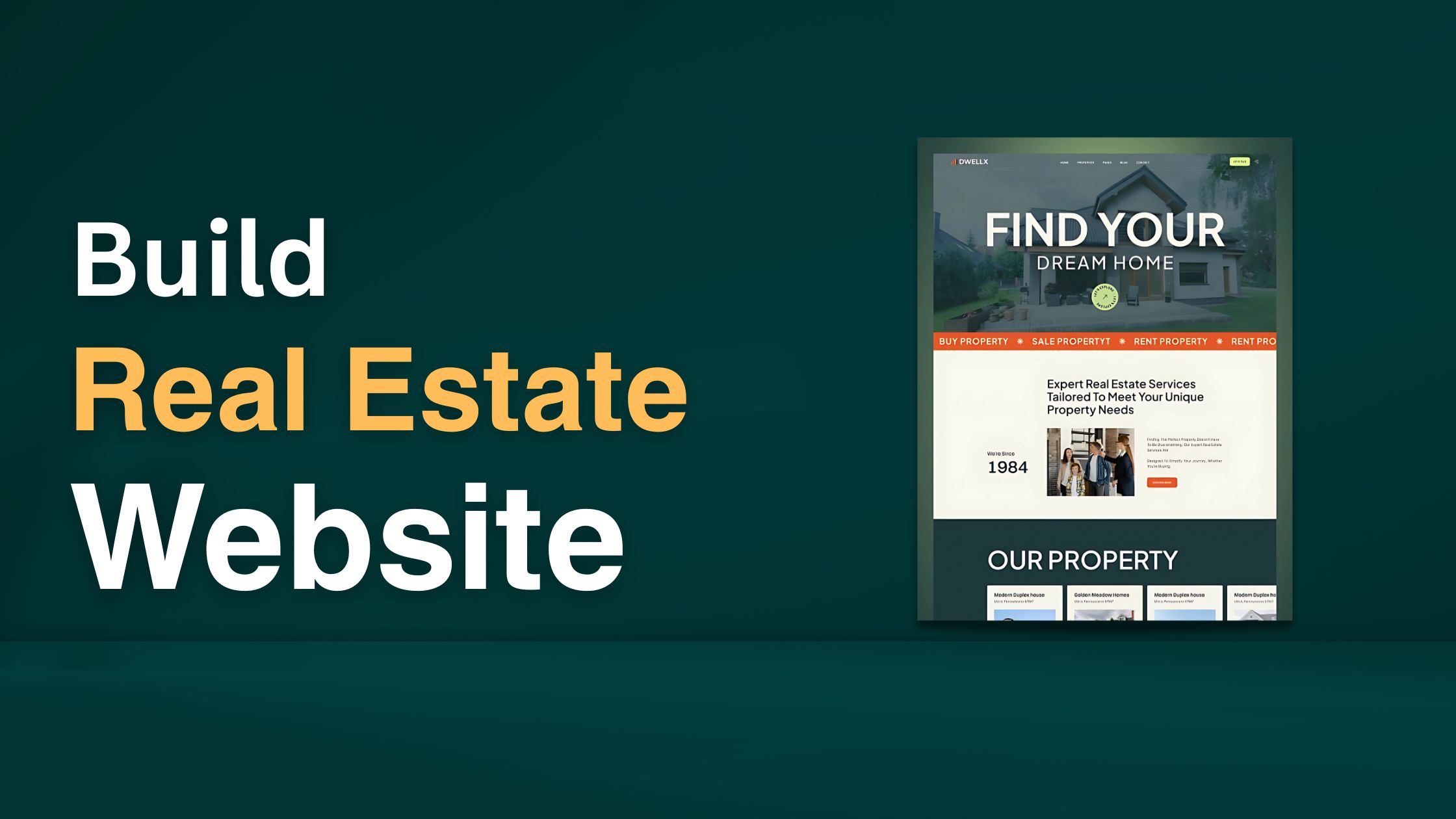 Build Real Estate Website